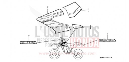 STREIFEN (XR650R4) XR650R4 de 2004